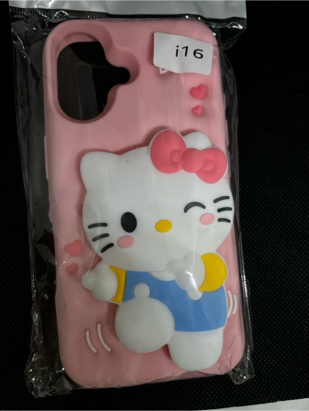 Cute Pink Kitty Silicone Phone Case - Hello-Inspired Design